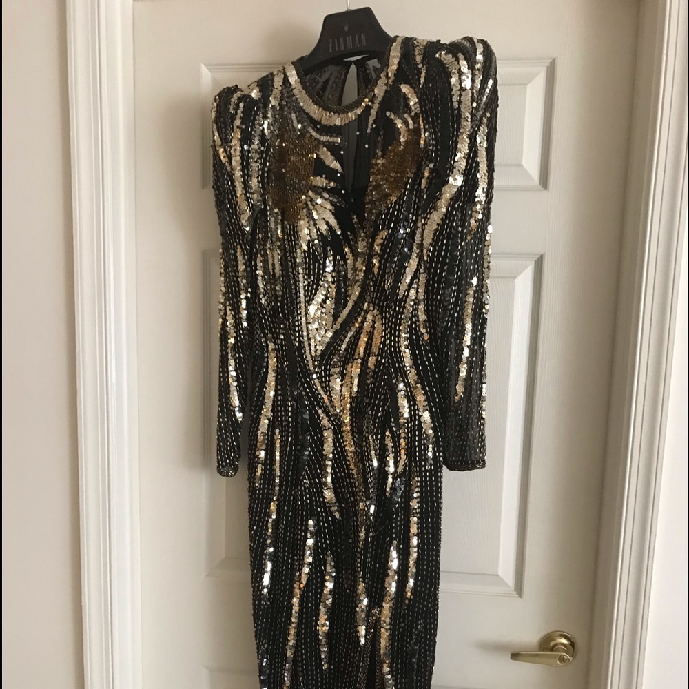 Formal Sequined Dress worn once!  Gorgeous !!